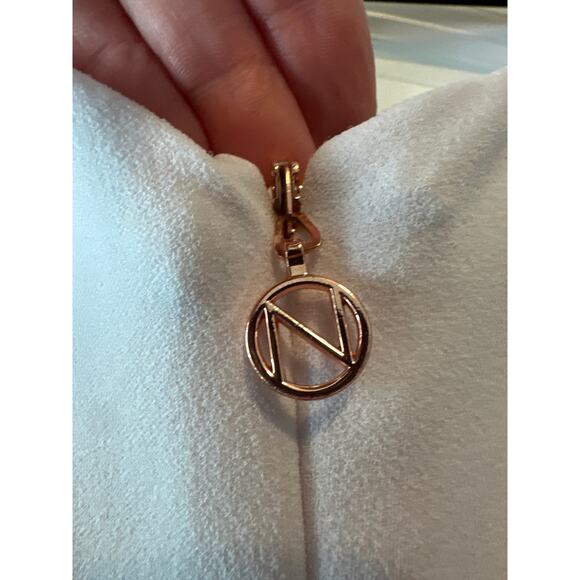 NWT Nookie Neptune White Off Shoulder Gown Dress Large Bridal Prom Formal - Picture 7 of 11